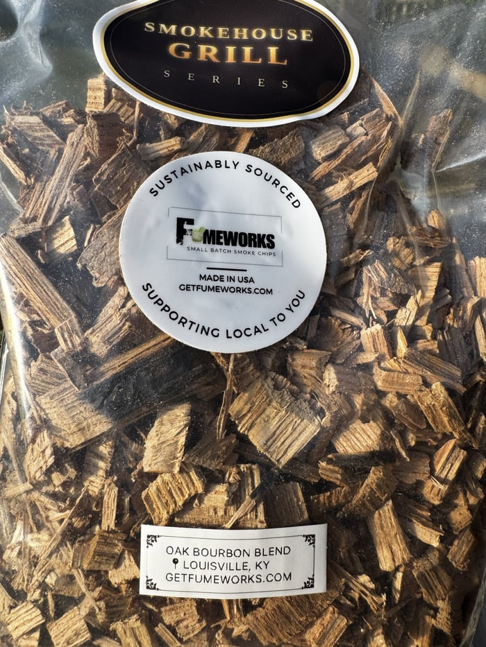 Smokehouse Grill Series - Large Baggie Oak Bourbon Blend Chips image